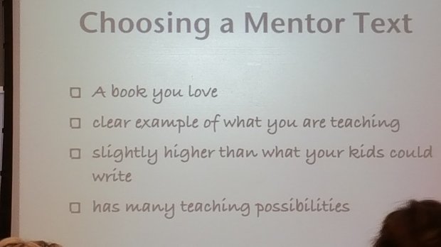 choosing a mentor text